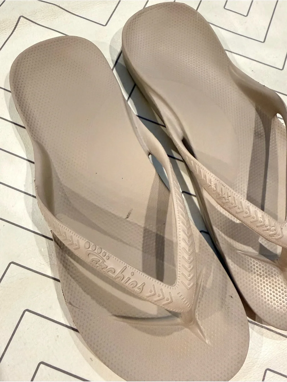 Archies Tan Thong Sandals